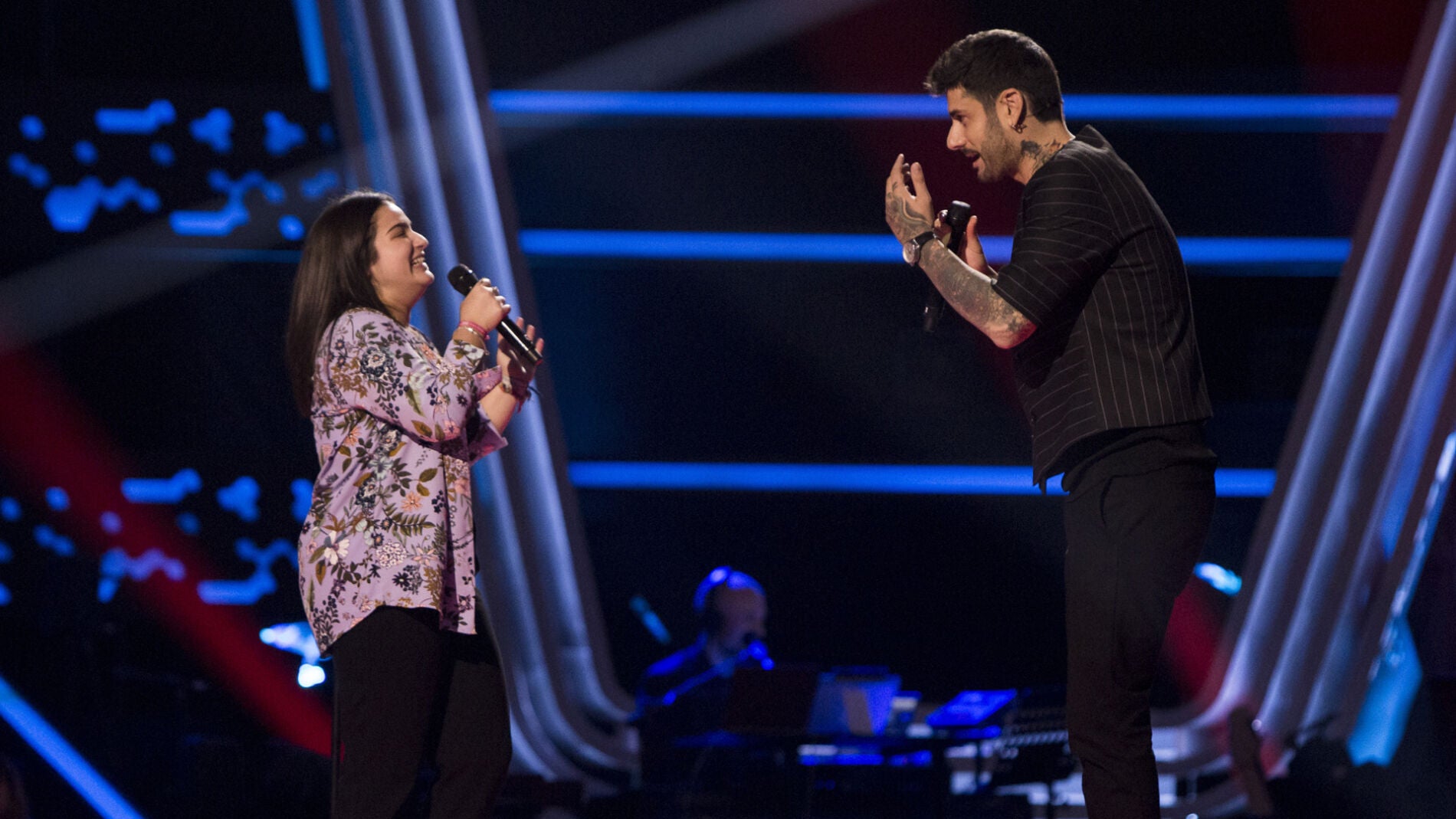 Melendi y una talent crean magia 'con solo una sonrisa' ante de la dulce mirada de todos en 'La Voz Kids'