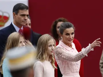 La princesa Leonor en el desfile del Día de la Hispanidad La princesa Leonor en el desfile del Día de la Hispanidad