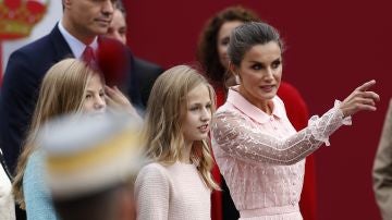 La princesa Leonor en el desfile del Día de la Hispanidad La princesa Leonor en el desfile del Día de la Hispanidad