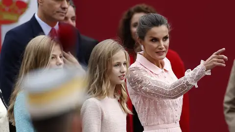 La princesa Leonor en el desfile del Día de la Hispanidad La princesa Leonor en el desfile del Día de la Hispanidad