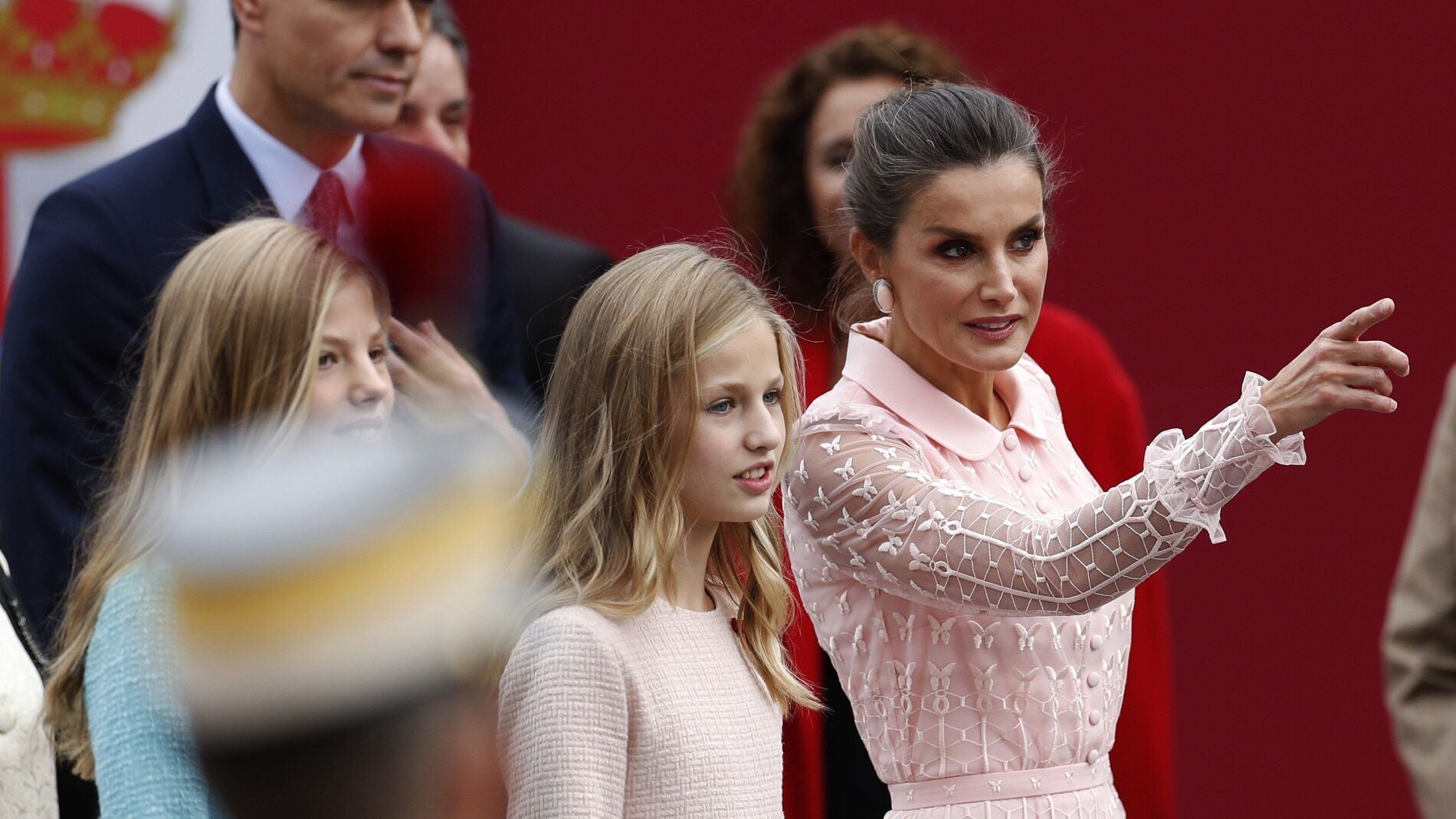La princesa Leonor en el desfile del Día de la Hispanidad