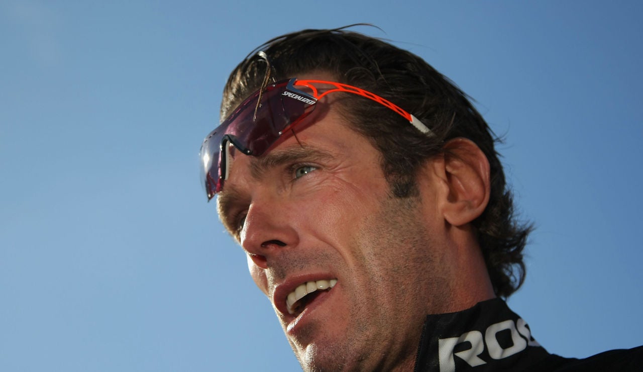 El exciclista Mario Cipollini El exciclista Mario Cipollini