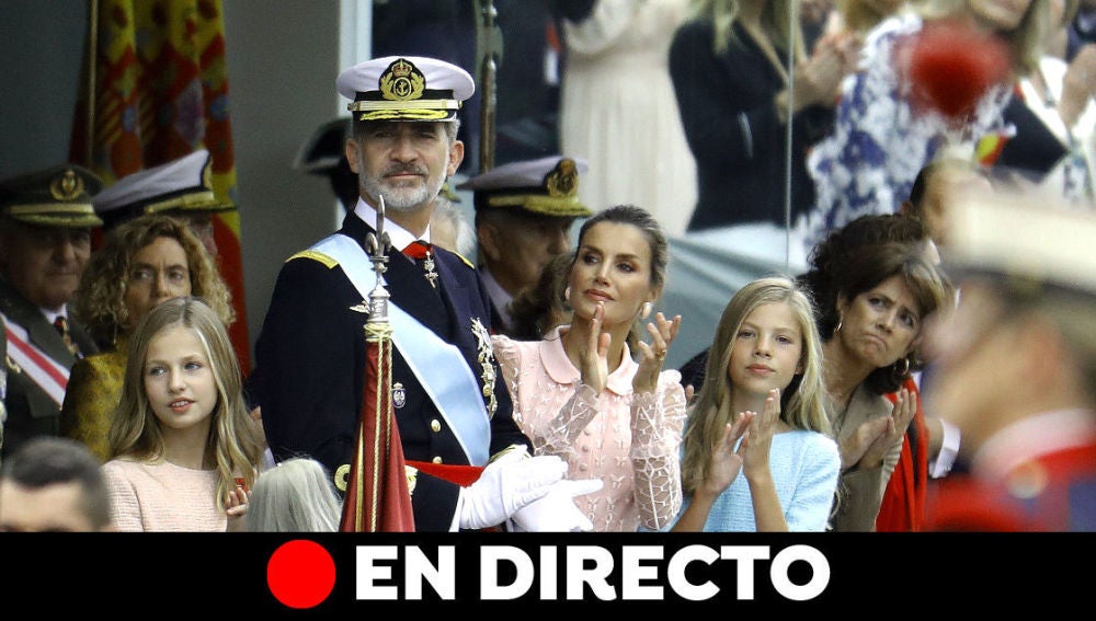 Desfile del 12 de octubre por el Día de la Hispanidad 2019, en directo