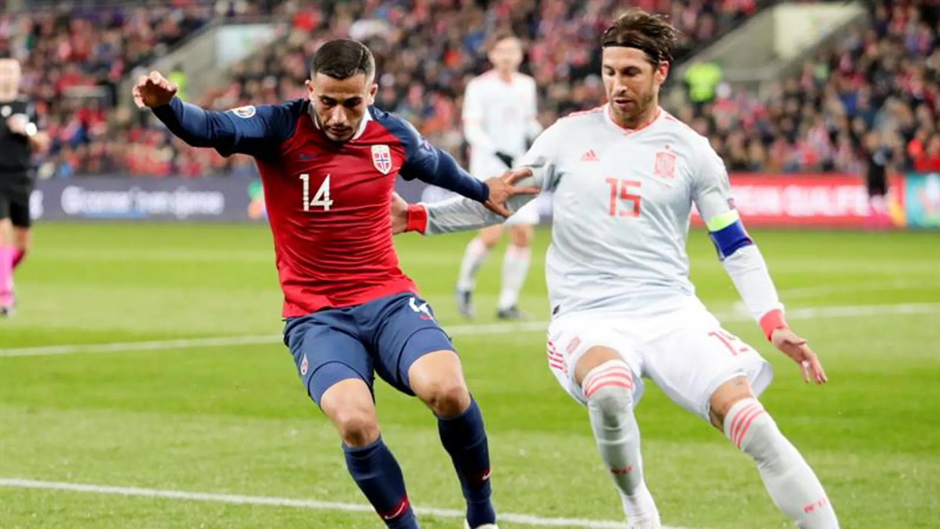 El capitán de la Selección Española, Sergio Ramos. El capitán de la Selección Española, Sergio Ramos.