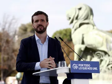 Pablo Casado en un acto en Madrid Pablo Casado en un acto en Madrid