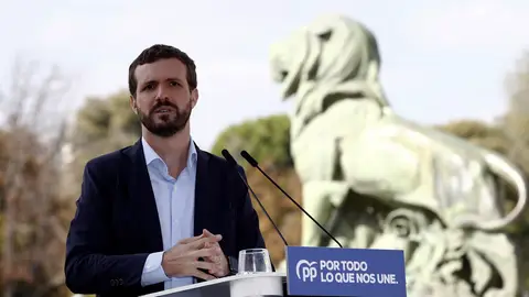 Pablo Casado en un acto en Madrid Pablo Casado en un acto en Madrid