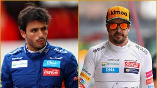 Carlos Sainz y Fernando Alonso