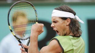 Rafa Nadal, en Roland Garros 2005