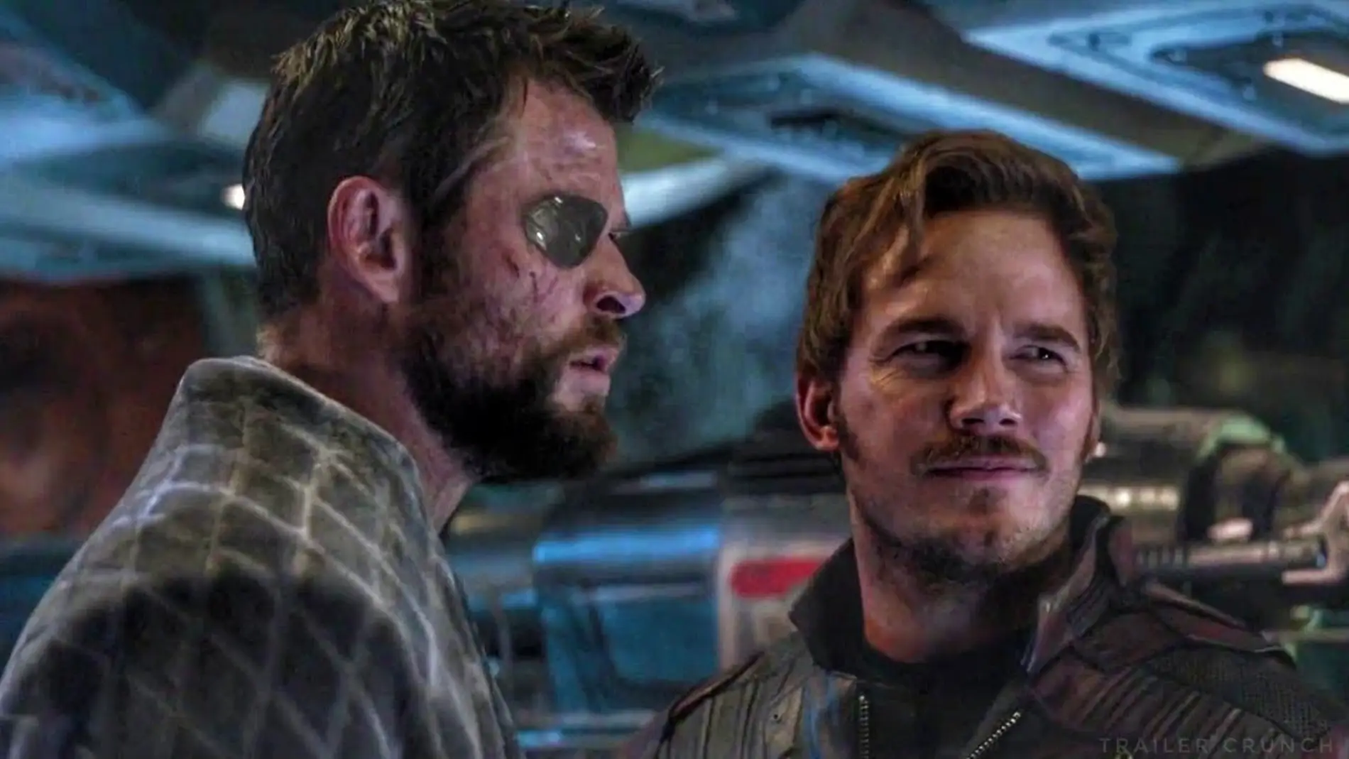 Chris Hemsworth y Chris Pratt en 'Vengadores: Endgame'