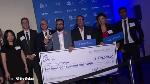 Un grupo de españoles ganan el prestigioso premio 'Code Response' que entrega la ONU Un grupo de españoles ganan el prestigioso premio 'Code Response' que entrega la ONU