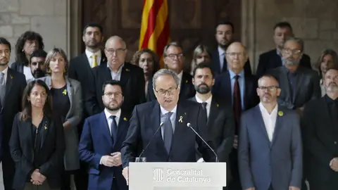 El presidente de la Generalitat, Quim Torra El presidente de la Generalitat, Quim Torra