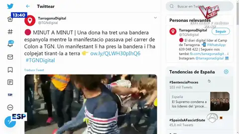Agresión en Tarragona senora