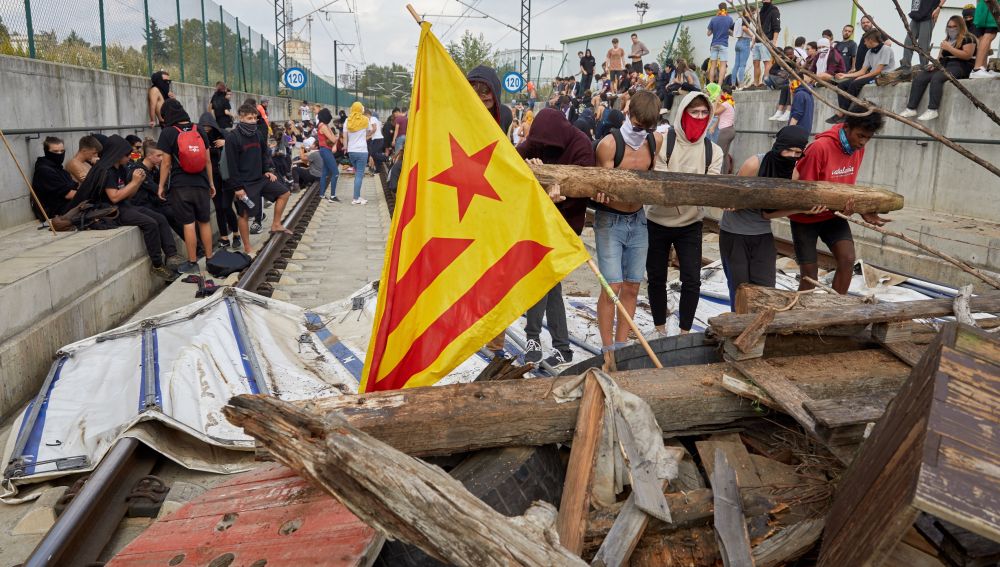 Protestas en Cataluña tras la sentencia