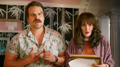 La boda secreta de David Harbour ('Stranger Things') y Lily Allen, un año después de empezar su relación 