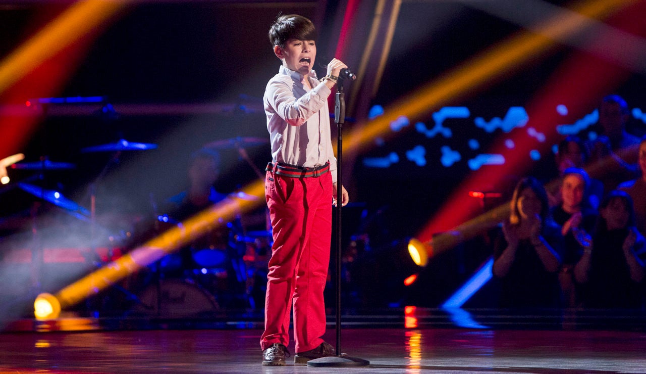 Pablo Monge canta &lsquo;V&aacute;monos ya pa casa&rsquo; en las Audiciones a ciegas de &lsquo;La Voz Kids&rsquo;