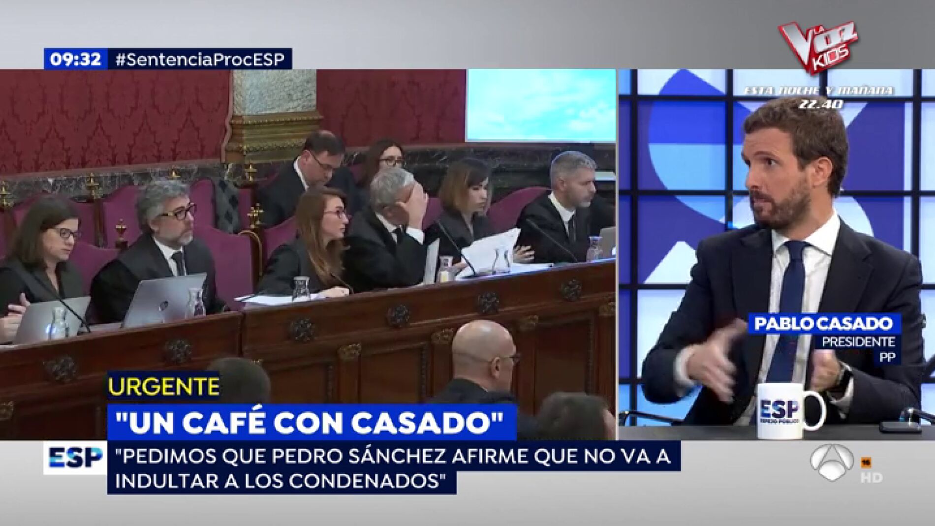 Un caf&eacute; con Casado