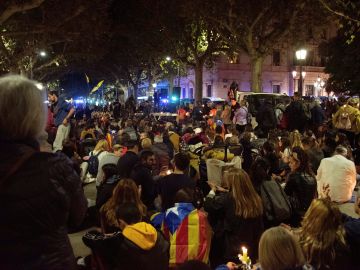 Cargas en Lleida contra los manifestantes 