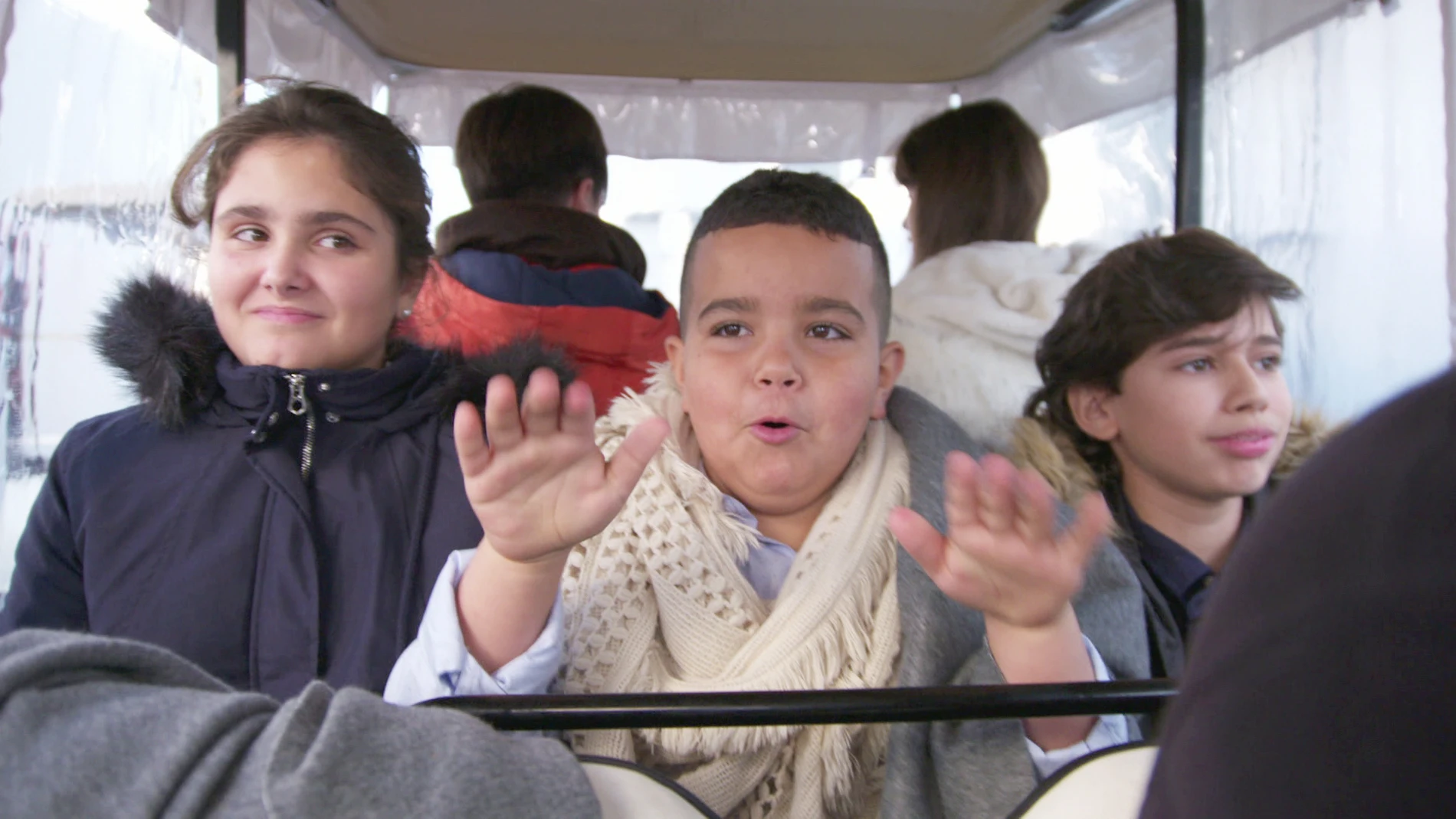El buggy de 'La Voz Kids', un auténtico parque de atracciones para los niños