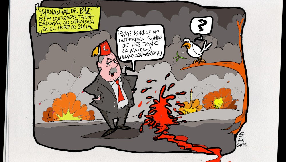 Viñeta informativa sobre Turquía
