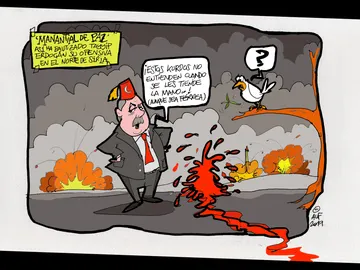 Viñeta informativa sobre Turquía Viñeta informativa sobre Turquía