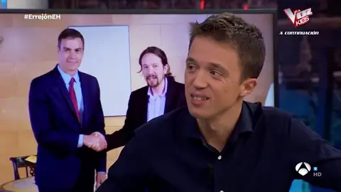 Íñigo Errejón en 'El Hormiguero 3.0': "Estas elecciones no son normales, son un bochorno porque no han sido capaces de llegar a un acuerdo" Íñigo Errejón en 'El Hormiguero 3.0': "Estas elecciones no son normales, son un bochorno porque no han sido capaces de llegar a un acuerdo"