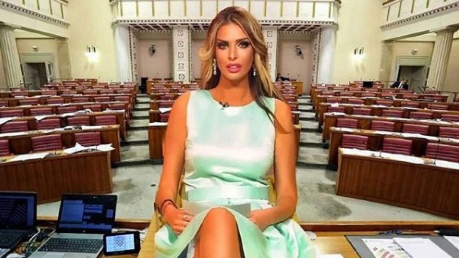 La conejita de Playboy Ana Karavatic, candidata a la presidencia de Croacia