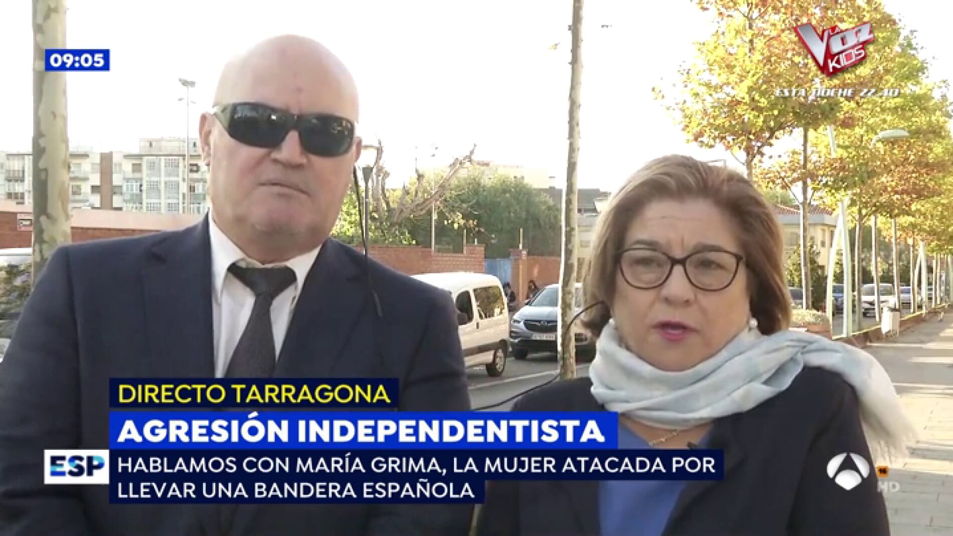 Mujer agredida en Tarragona.