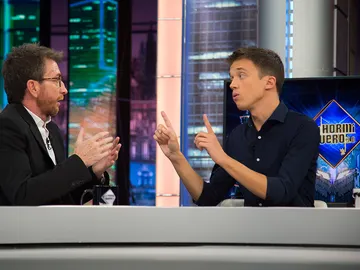 Errejón afirma en 'El Hormiguero 3.0 que la subida de las pensiones "tendría que ir a la Constitución" y no "ser una cosa de campaña" Errejón afirma en 'El Hormiguero 3.0 que la subida de las pensiones "tendría que ir a la Constitución" y no "ser una cosa de campaña"