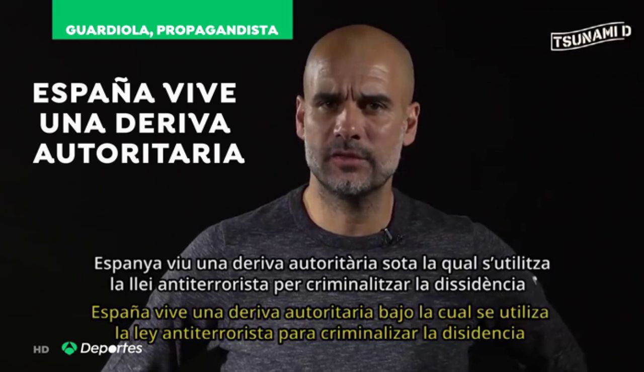 Las contradicciones de Guardiola: de los ataques a España a defender la dictadura de Catar Las contradicciones de Guardiola: de los ataques a España a defender la dictadura de Catar
