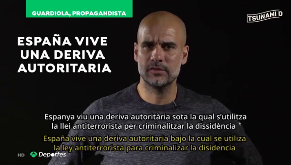 Las contradicciones de Guardiola: de los ataques a España a defender la dictadura de Catar