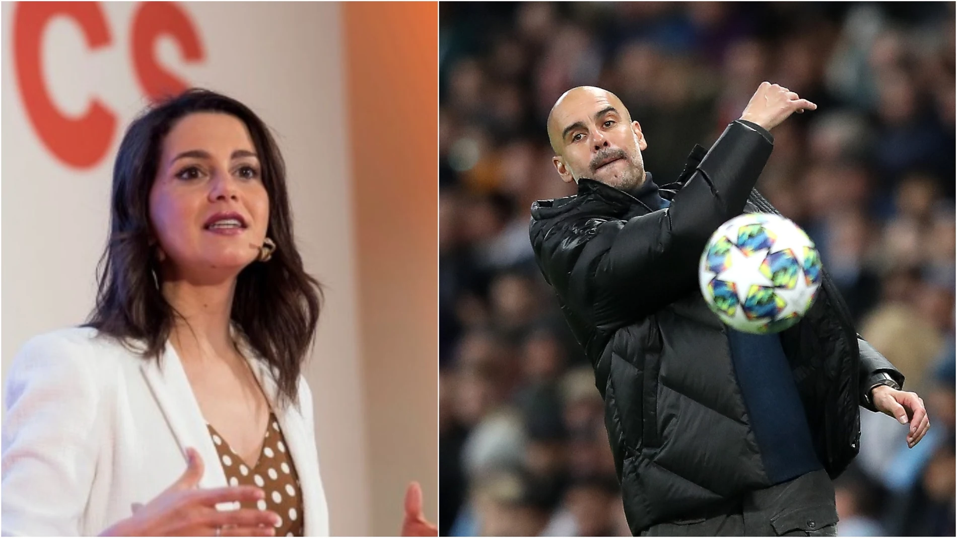 Inés Arrimadas responde a Guardiola Inés Arrimadas responde a Guardiola