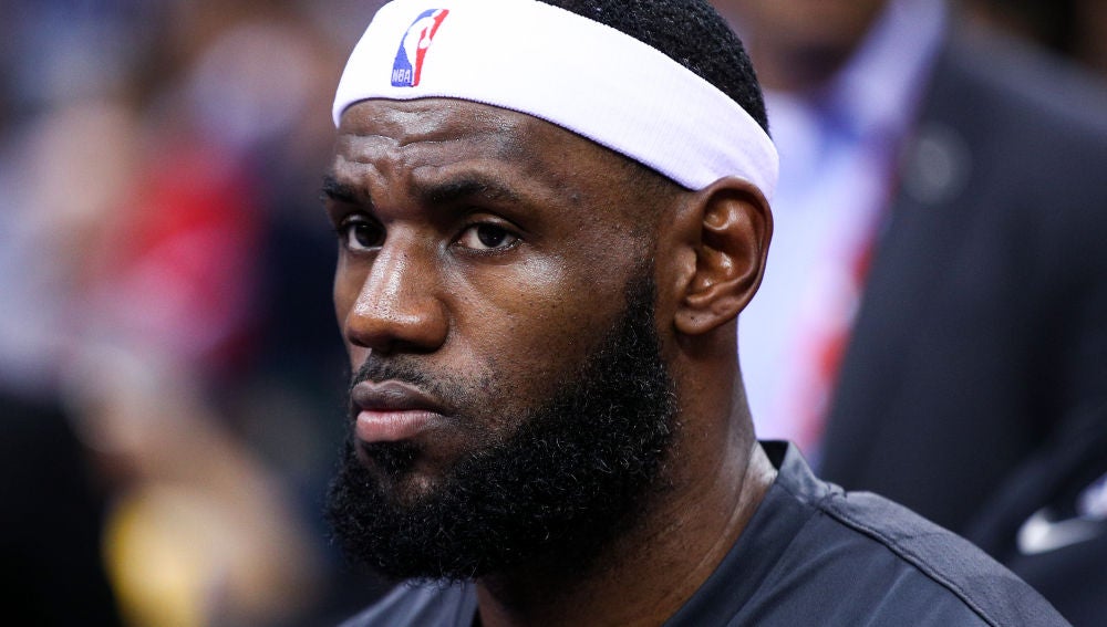 Lebron James durante un partido