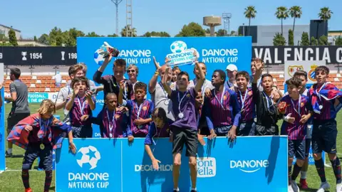 El FC Barcelona en la Danone Nations Cup El FC Barcelona en la Danone Nations Cup