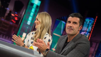 Disfruta de la entrevista completa a Luis Figo y Helen Svedin en 'El Hormiguero 3.0'