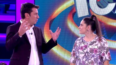 Arturo Valls confiesa en '¡Ahora caigo!' su afición por las palabras que le llenan la boca 