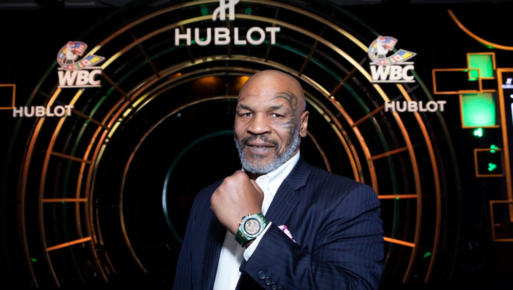 El exboxeador Milke Tyson, en un acto en Las Vegas