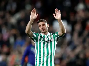 Joaquín durante un partido Joaquín durante un partido
