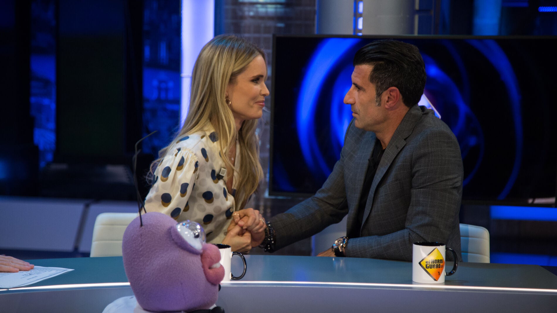 Trancas y Petancas ponen a prueba la conexi&oacute;n mental de Luis Figo y Helen Svedin en 'El Hormiguero 3.0'