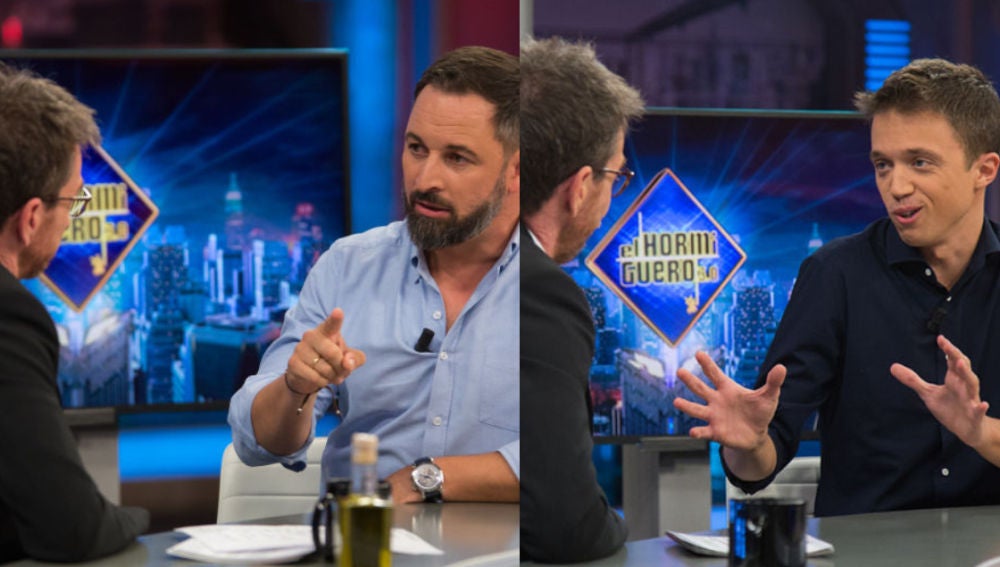 Abascal y Errejón en 'El Hormiguero 3.0'
