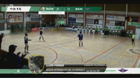 El Bordils de balonmano se queda parado durante un minuto de partido en protesta contra la sentencia del 'proc&eacute;s'