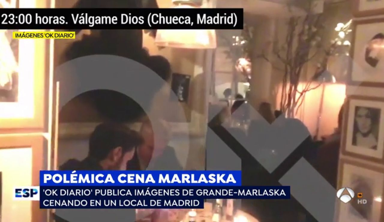 El PP pide la dimisión de Marlaska tras ser 'pillado' cenando en un local de Madrid durante los disturbios de Cataluña El PP pide la dimisión de Marlaska tras ser 'pillado' cenando en un local de Madrid durante los disturbios de Cataluña