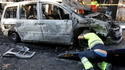 Destrozos en Cataluña Destrozos en Cataluña