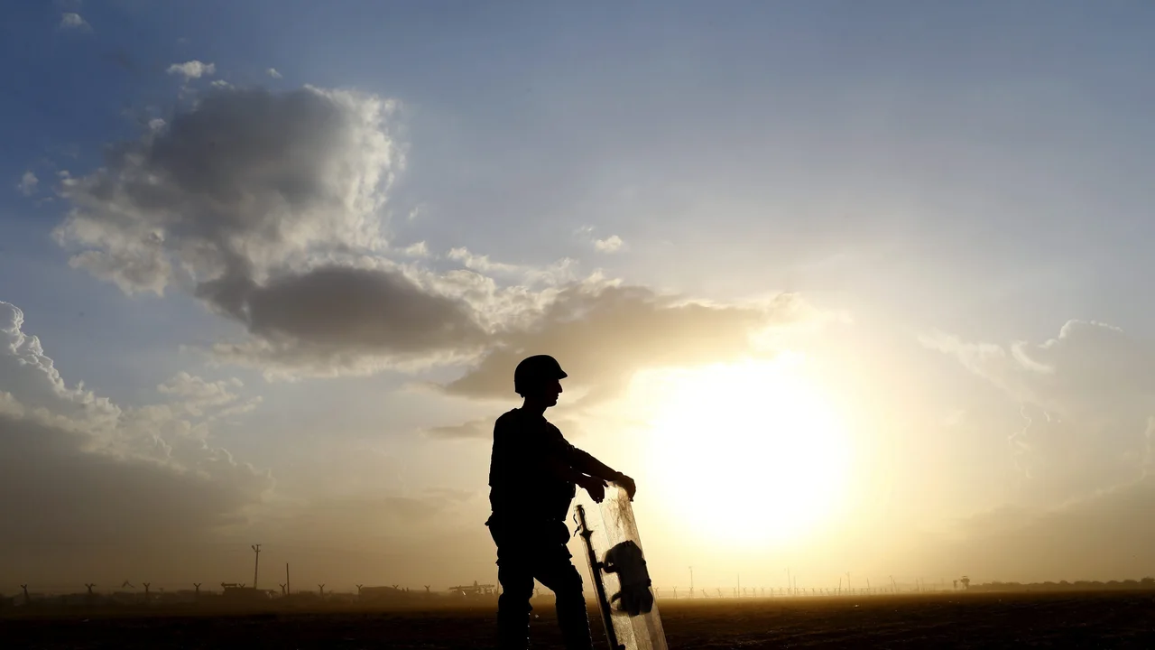 Militar en el frente Militar en el frente