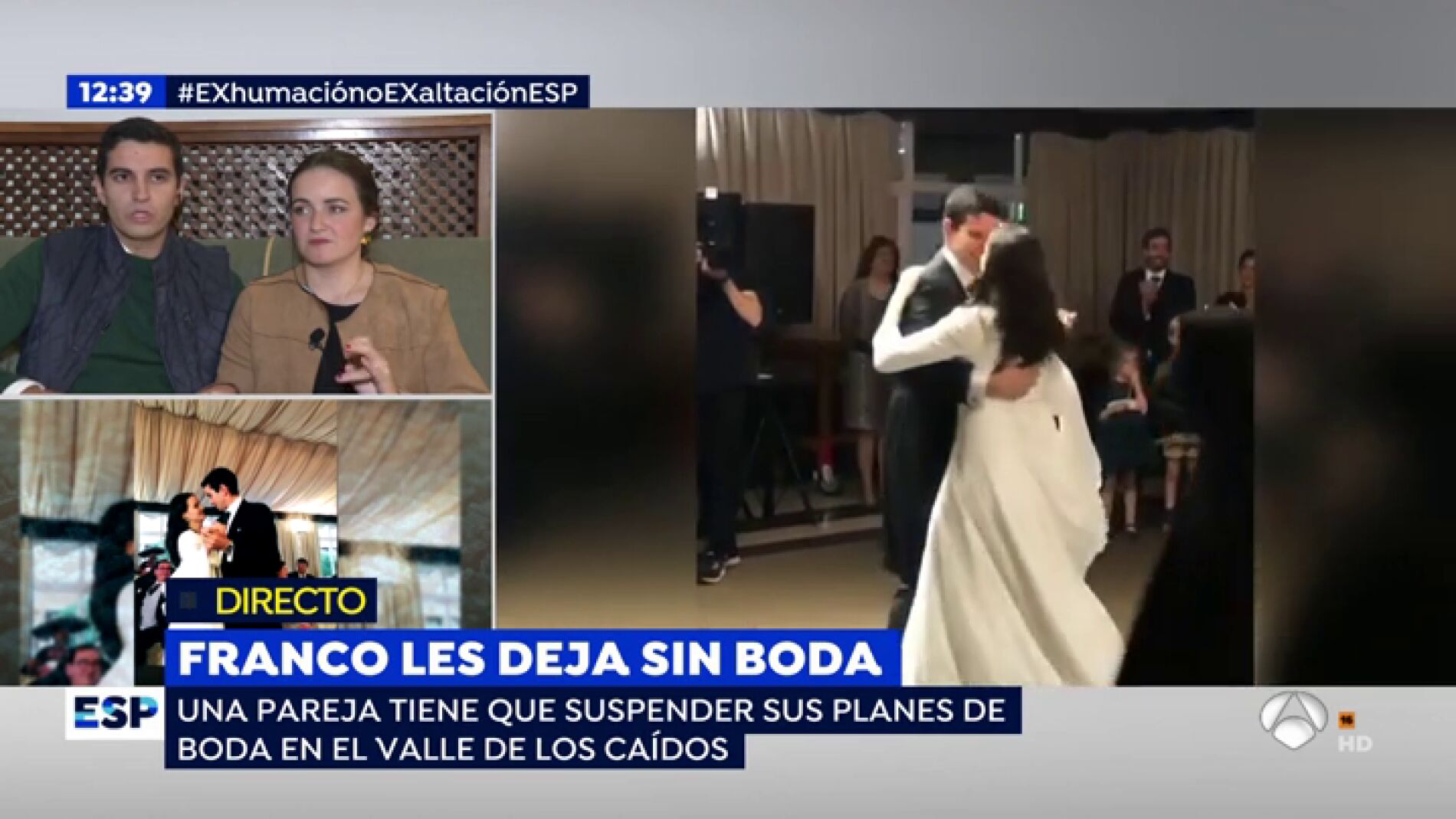 Franco les deja sin boda.