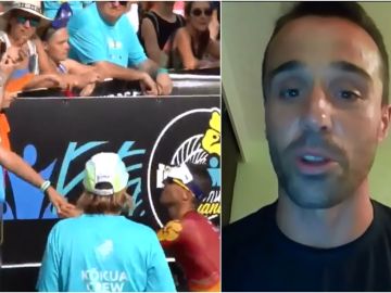 Iván Cáceres pide matrimonio a su pareja tras el Ironman