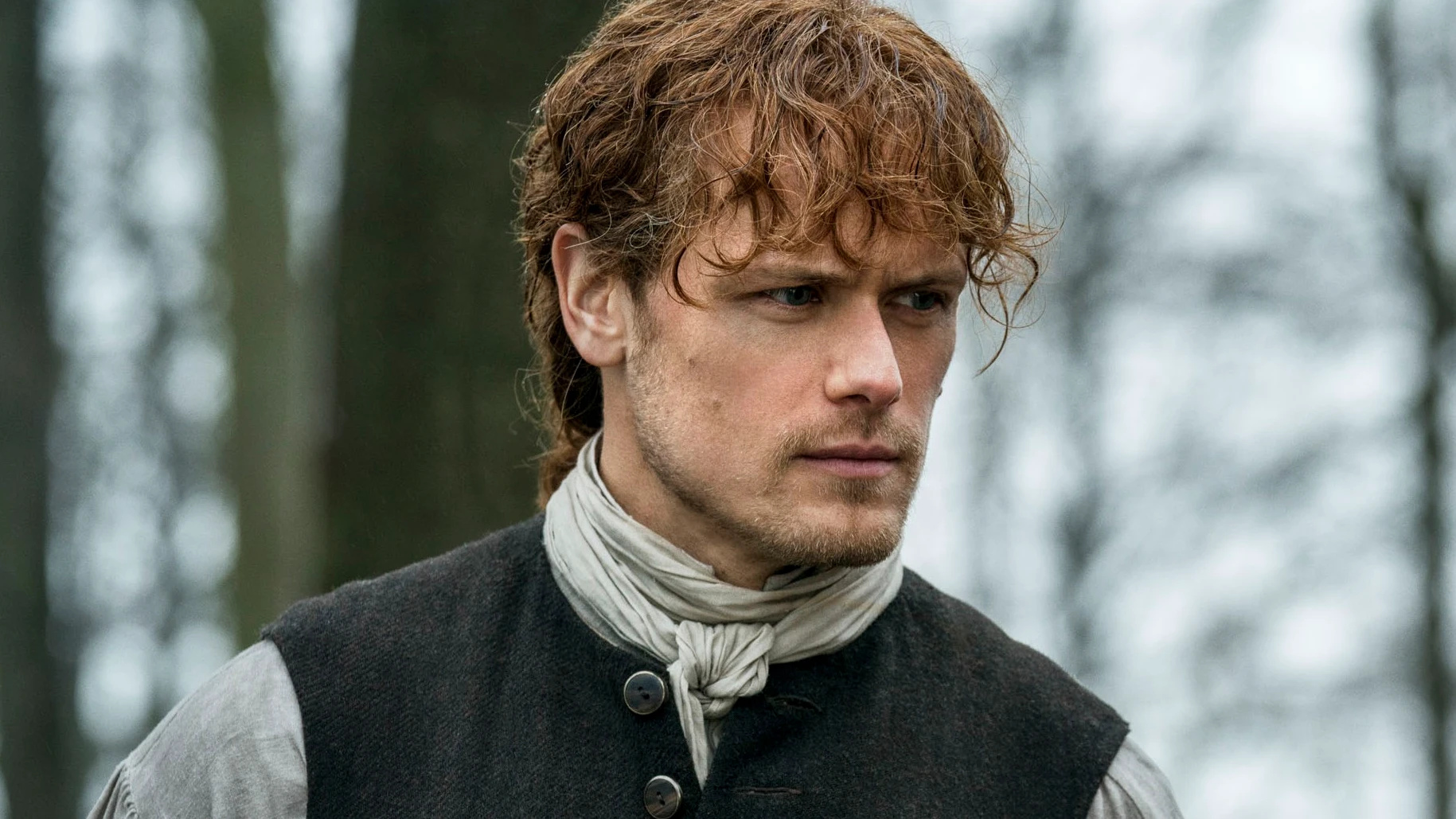 Sam Heughan, Jamie Fraser en 'Outlander' Sam Heughan, Jamie Fraser en 'Outlander'