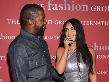 Las risas cómplices de Kim Kardashian y Kanye West Las risas cómplices de Kim Kardashian y Kanye West