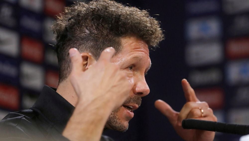 Simeone, en rueda de prensa