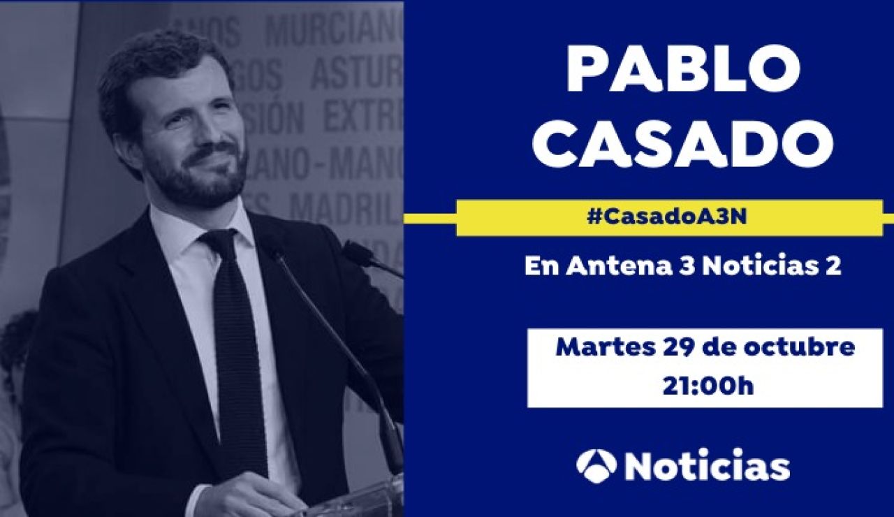 Entrevista a Pablo Casado en Antena 3 Noticias 2 Entrevista a Pablo Casado en Antena 3 Noticias 2
