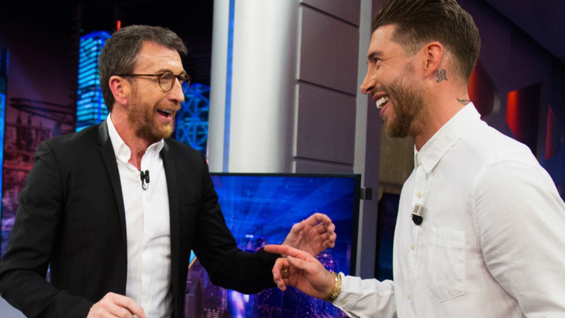 Pablo Motos y Segio Ramos en 'El Hormiguero 3.0'